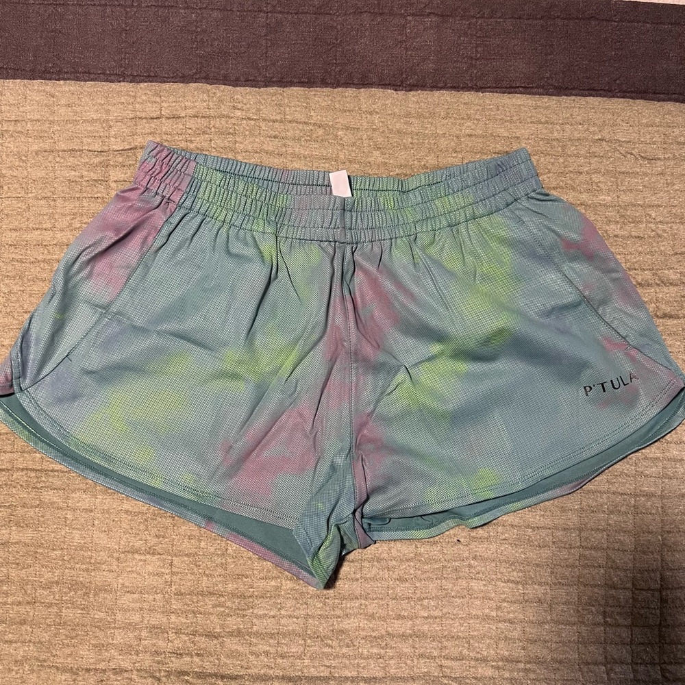 P'tula Women's Multicolor Athletic Shorts